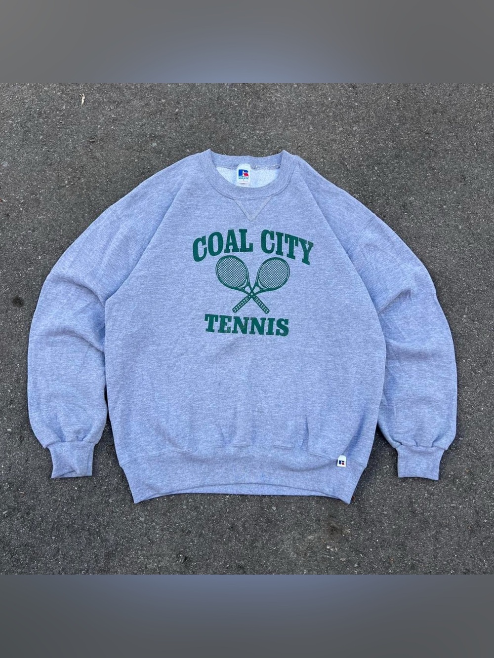 Vtg Russel Athletic Tennis Crewneck